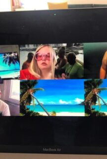 HORA Ensemble online via Zoom auf dem PC